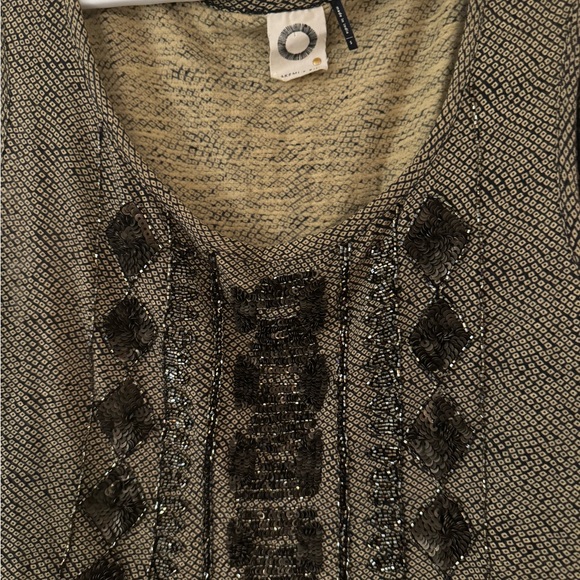 ANTHROPOLOGIE Akemie + Kin Beaded Top SZ S - Picture 4 of 5